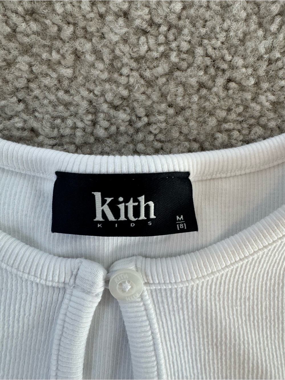 Kith Girls Ribbed Logo Tee - Picture 3 of 4